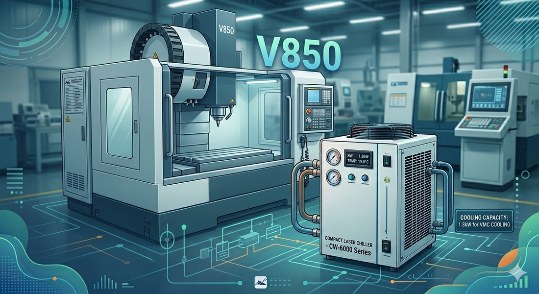 What Size Chiller for V850 CNC Machine | Cooling Selection Guide