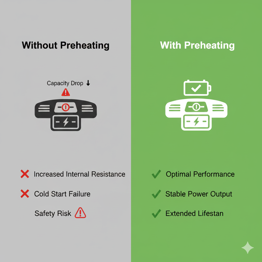 battery preheating unit working principle