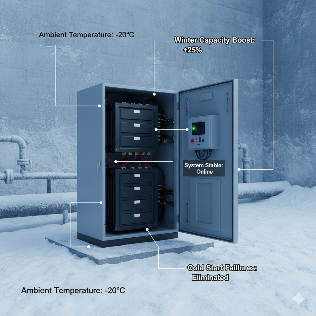 industrial energy storage battery heating application