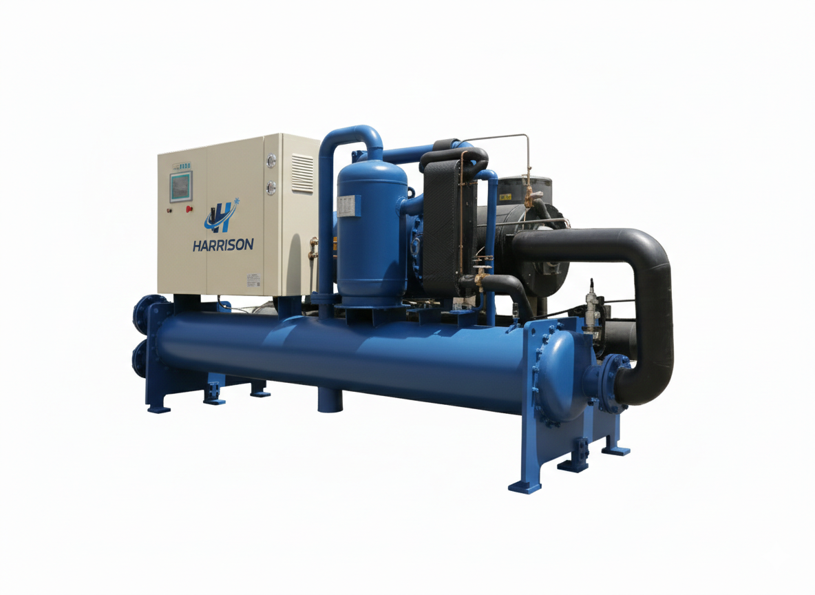 water cooled screw type low temperature chiller