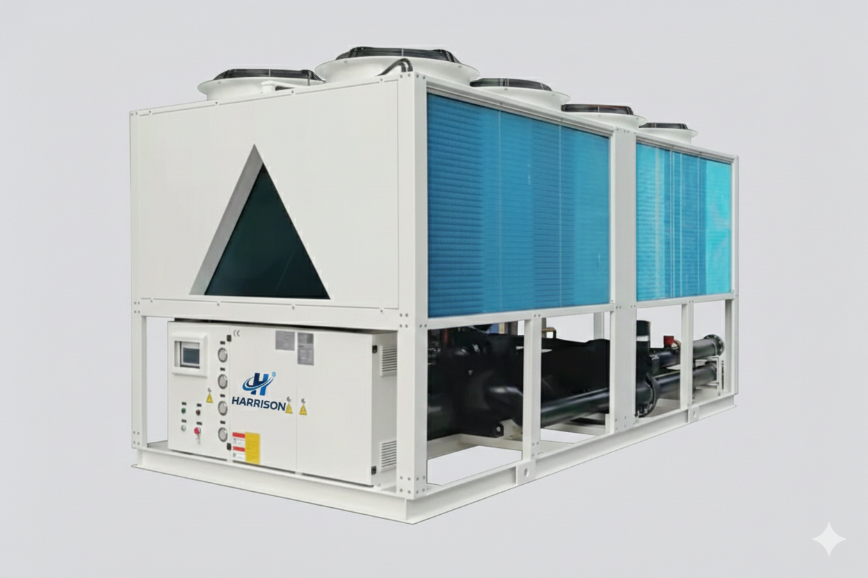 air cooled screw type low temperature water chiller