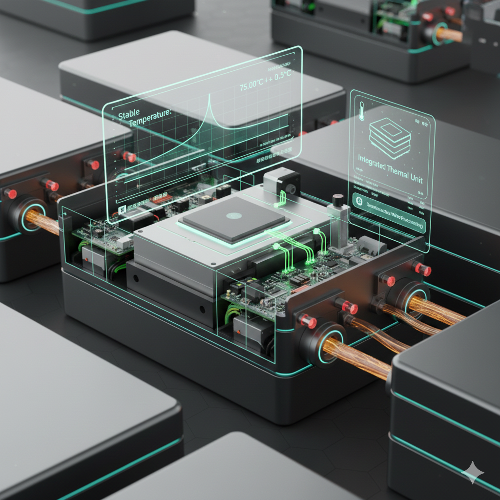 constant temperature heating unit integrated into precision industrial equipment