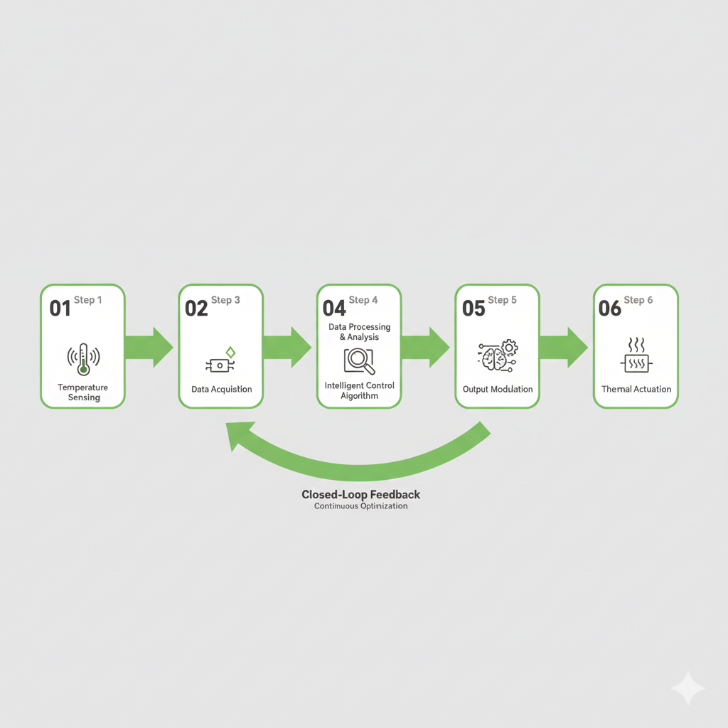 high precision temperature control working principle step by step