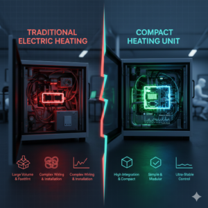 internal structure of compact heating unit for oem equipment