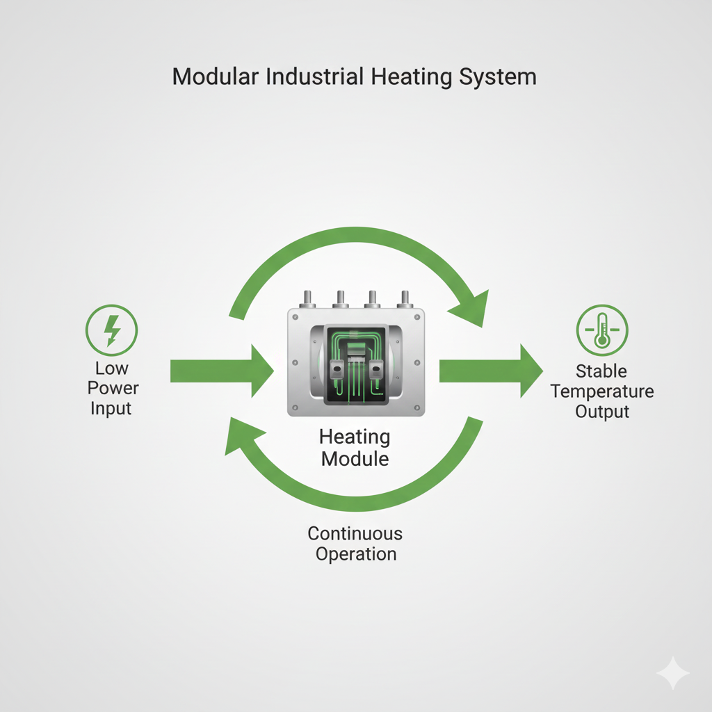 low power industrial heating solution definition
