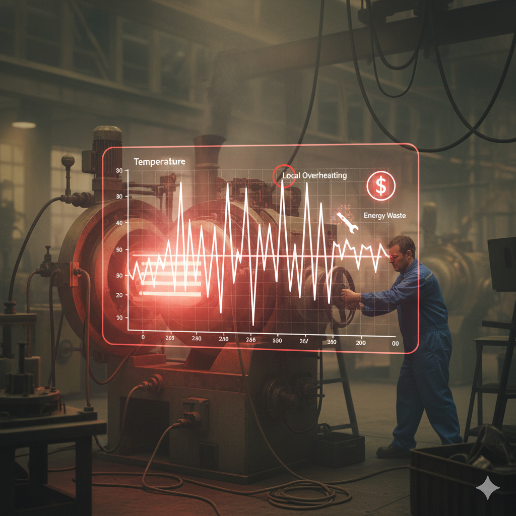 temperature instability caused by traditional industrial heating systems
