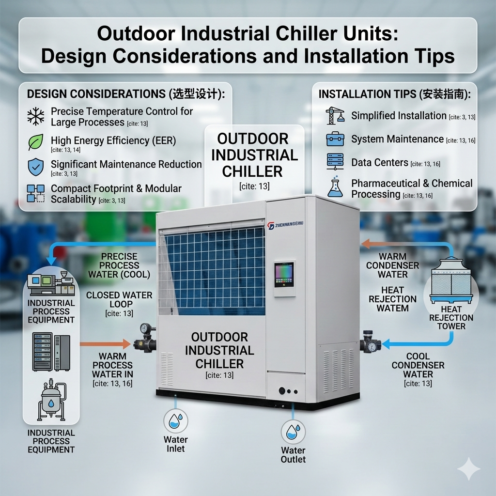 outdoor industrial chiller