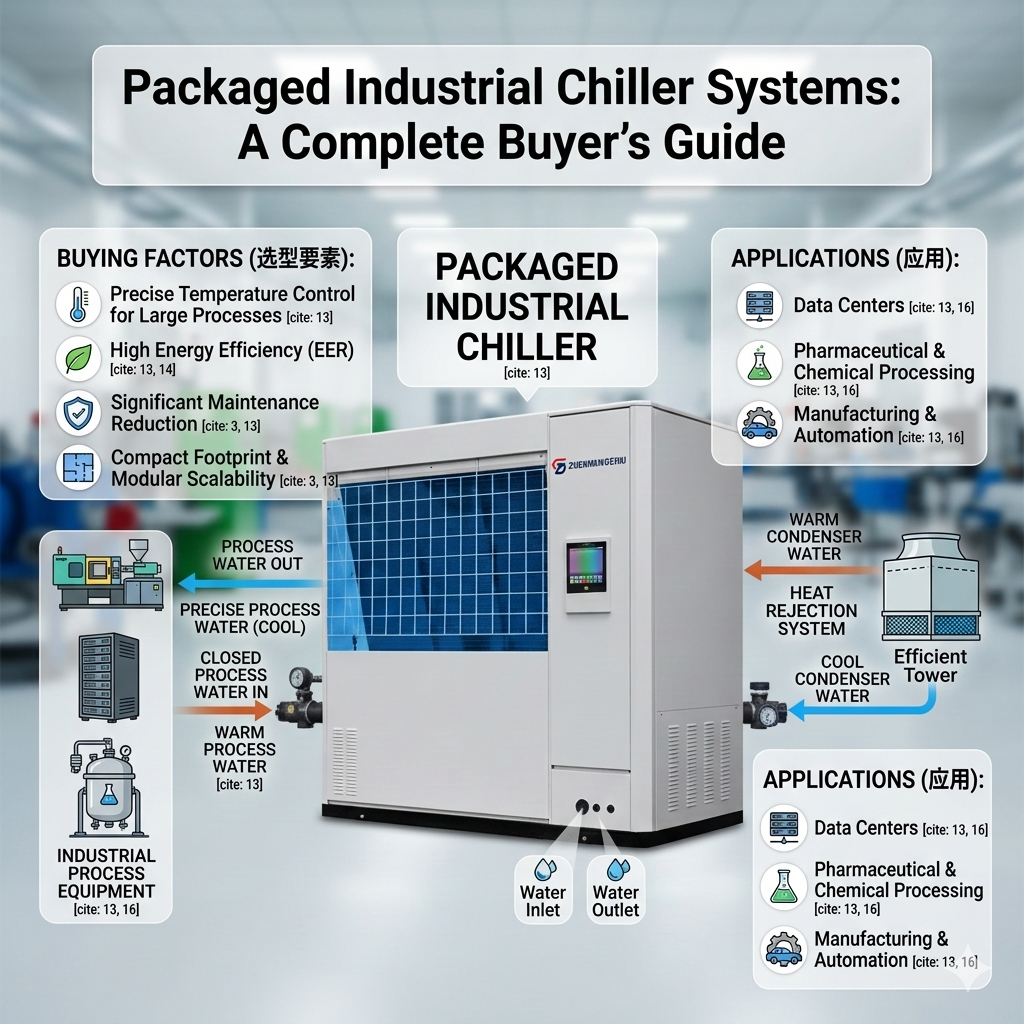 packaged industrial chiller